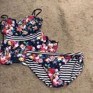 Floral swim suit